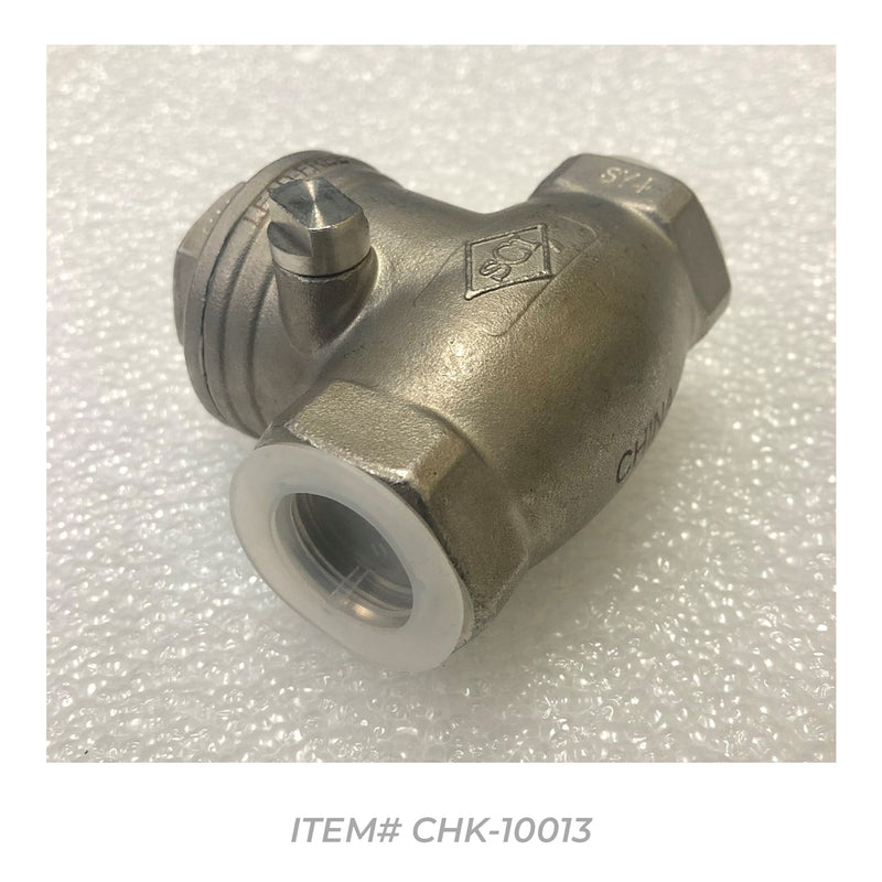 3/4" NPT SWING CHECK VALVE 200# 316