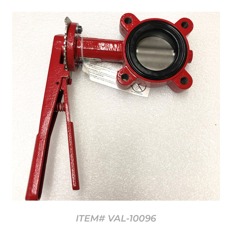 3" LUG TYPE BUTTERFLY VALVE W/ HANDLE EPDM