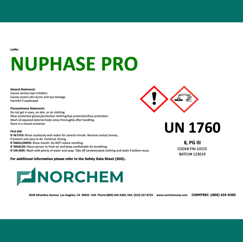 NUpHASE PRO®: DETERGENT