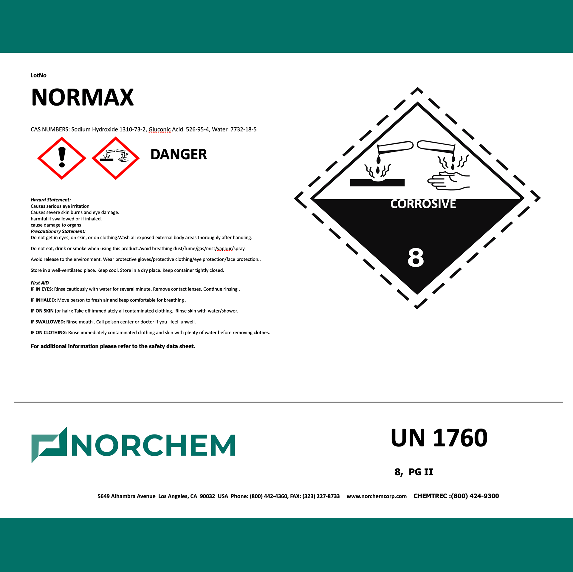 Sodium Hydroxide Msds